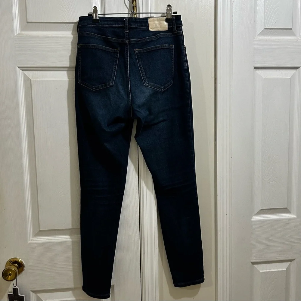 Everlane The Curvy High Rise Skinny Jean 28 Regular Dark Rinse